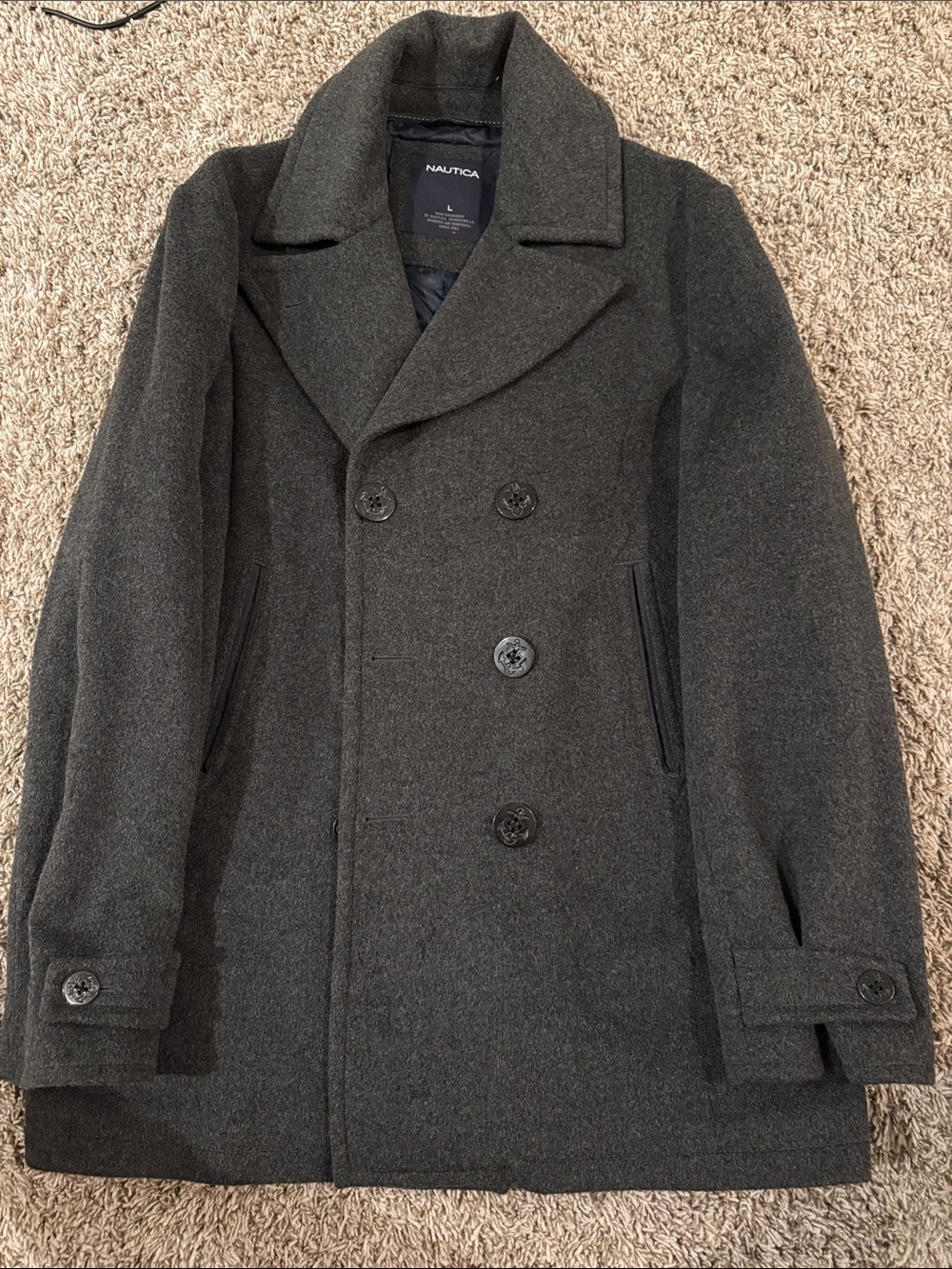 Nautica Wool Overcoat